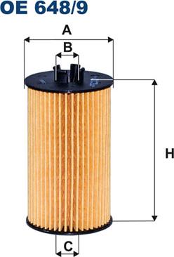 Filtron OE648/9 - Масляный фильтр onlydrive.pro