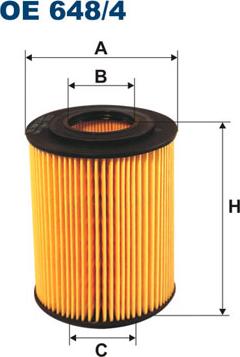 Filtron OE648/4 - Öljynsuodatin onlydrive.pro