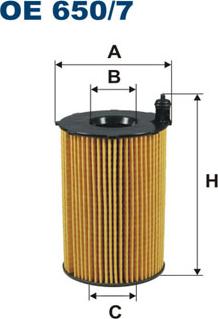 Filtron OE650/7 - Öljynsuodatin onlydrive.pro