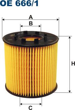 Filtron OE666/1 - Oil Filter onlydrive.pro
