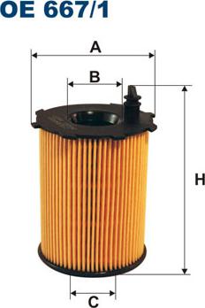Filtron OE667/1 - Oil Filter onlydrive.pro