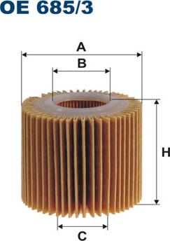 Filtron OE685/3 - Alyvos filtras onlydrive.pro