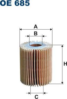 Filtron OE685 - Õlifilter onlydrive.pro