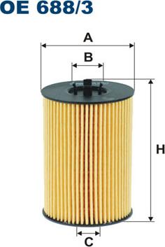 Filtron OE688/3 - Alyvos filtras onlydrive.pro