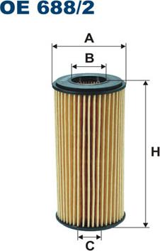 Filtron OE688/2 - Öljynsuodatin onlydrive.pro