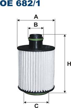 Filtron OE682/1 - Öljynsuodatin onlydrive.pro