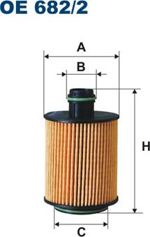 Filtron OE682/2 - Öljynsuodatin onlydrive.pro