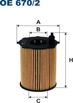 Filtron OE670/2 - Oil Filter onlydrive.pro