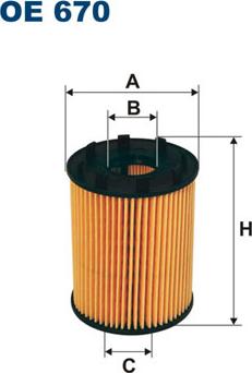 Filtron OE670 - Öljynsuodatin onlydrive.pro