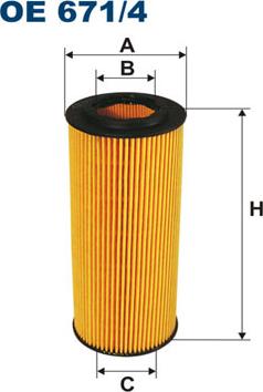 Filtron OE671/4 - Oil Filter onlydrive.pro