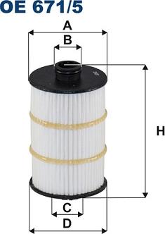 Filtron OE 671/5 - Öljynsuodatin onlydrive.pro