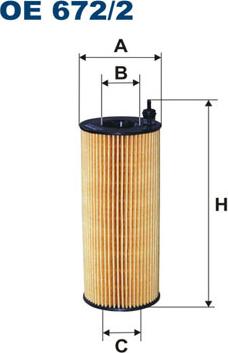 Filtron OE672/2 - Öljynsuodatin onlydrive.pro