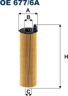 Filtron OE 677/6A - Öljynsuodatin onlydrive.pro