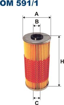 Filtron OM591/1 - Alyvos filtras onlydrive.pro