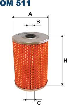 Filtron OM511 - Õlifilter onlydrive.pro