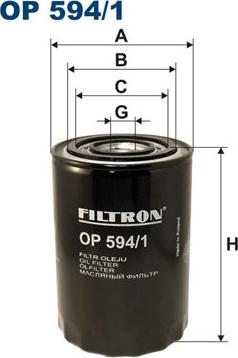 Filtron OP594/1 - Alyvos filtras onlydrive.pro