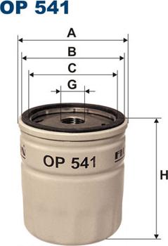 Filtron OP541 - Oil Filter onlydrive.pro