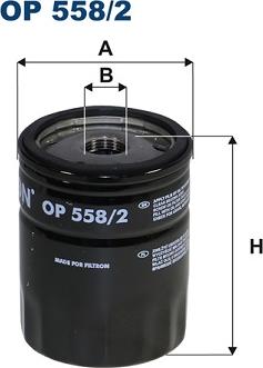 Filtron OP 558/2 - Масляный фильтр onlydrive.pro