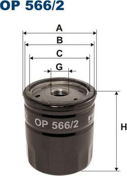 Filtron OP566/2 - Oil Filter onlydrive.pro
