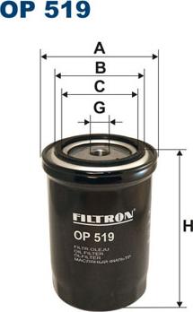 Filtron OP519 - Öljynsuodatin onlydrive.pro