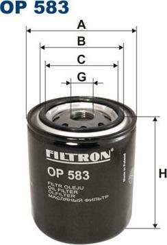 Filtron OP583 - Oil Filter onlydrive.pro