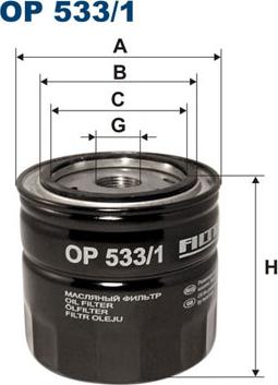 Filtron OP533/1 - Oil Filter onlydrive.pro