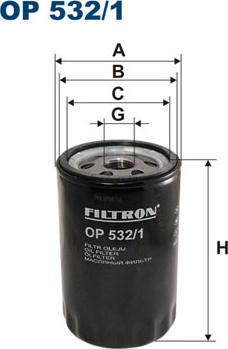 Filtron OP532/1 - Oil Filter onlydrive.pro