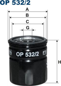 Filtron OP532/2 - Oil Filter onlydrive.pro