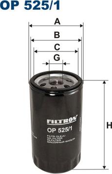 Filtron OP525/1 - Oil Filter onlydrive.pro