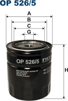 Filtron OP526/5 - Oil Filter onlydrive.pro