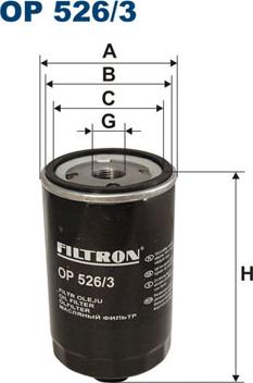 Filtron OP526/3 - Öljynsuodatin onlydrive.pro