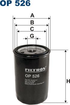 Filtron OP526 - Oil Filter onlydrive.pro