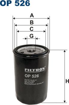 Filtron OP526 - Öljynsuodatin onlydrive.pro