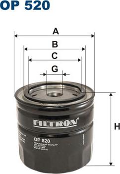 Filtron OP520 - Oil Filter onlydrive.pro