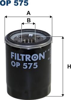 Filtron OP575 - Alyvos filtras onlydrive.pro