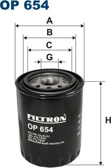 Filtron OP654 - Oil Filter onlydrive.pro
