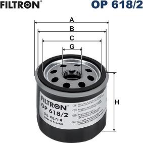 Filtron OP 618/2 - Oil Filter onlydrive.pro