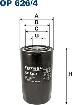 Filtron OP626/4 - Oil Filter onlydrive.pro