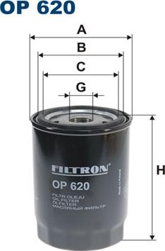 Filtron OP620 - Alyvos filtras onlydrive.pro