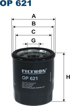 Filtron OP621 - Oil Filter onlydrive.pro