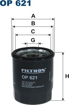 Filtron OP621 - Öljynsuodatin onlydrive.pro