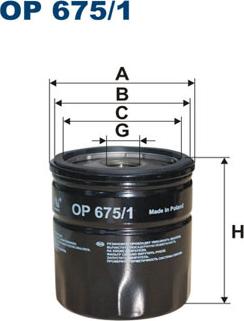 Filtron OP675/1 - Oil Filter onlydrive.pro