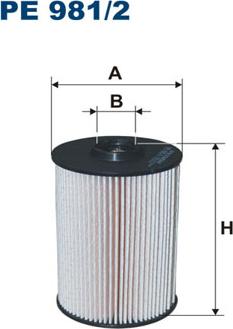 Filtron PE981/2 - Polttoainesuodatin onlydrive.pro