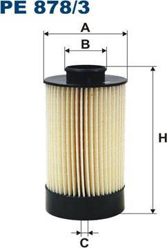 Filtron PE878/3 - Fuel filter onlydrive.pro