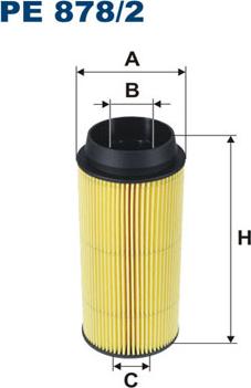 Filtron PE878/2 - Fuel filter onlydrive.pro