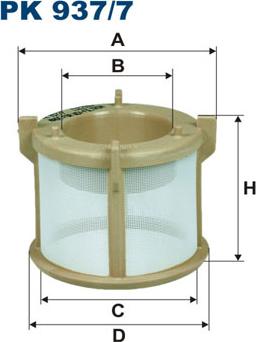 Filtron PK937/7 - Kütusefilter onlydrive.pro