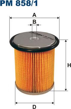 Filtron PM858/1 - Fuel filter onlydrive.pro