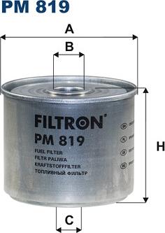 Filtron PM819 - Fuel filter onlydrive.pro