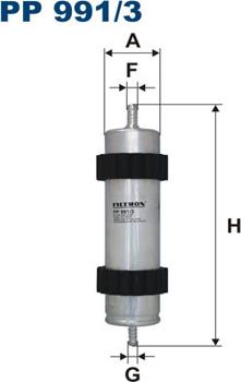 Filtron PP991/3 - Polttoainesuodatin onlydrive.pro