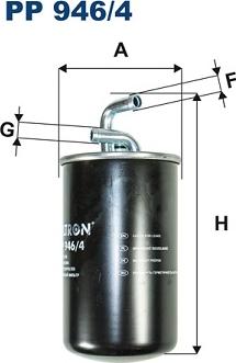 Filtron PP946/4 - Fuel filter onlydrive.pro
